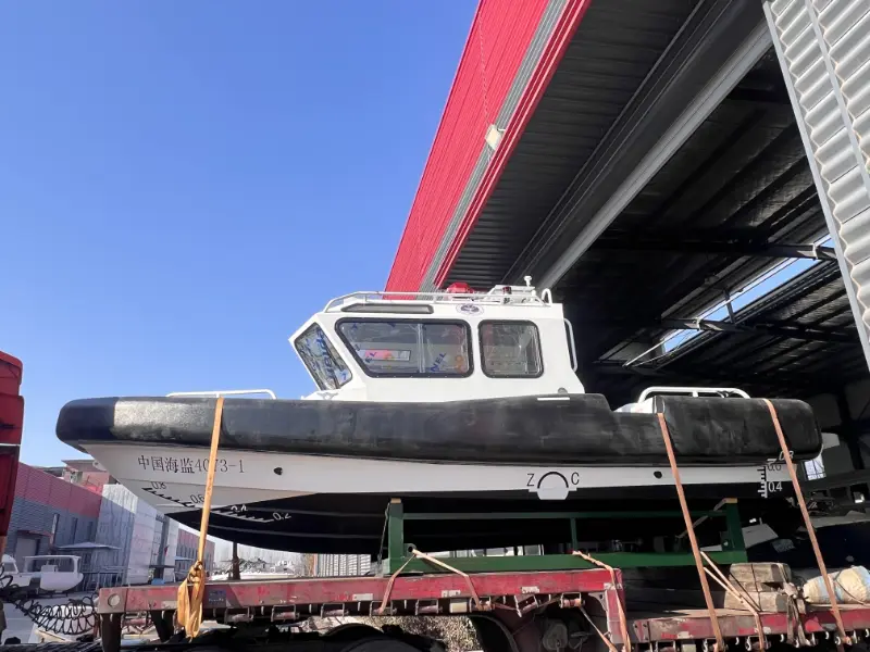 יאכטת Lawada® סיפקה בהצלחה סירת סיור של אכיפת החוק מאלומיניום באורך 7.8 מ'